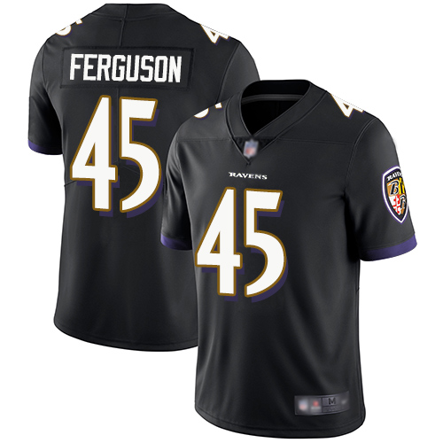 Baltimore Ravens Limited Black Men Jaylon Ferguson Alternate Jersey NFL Football #45 Vapor Untouchable->women nfl jersey->Women Jersey